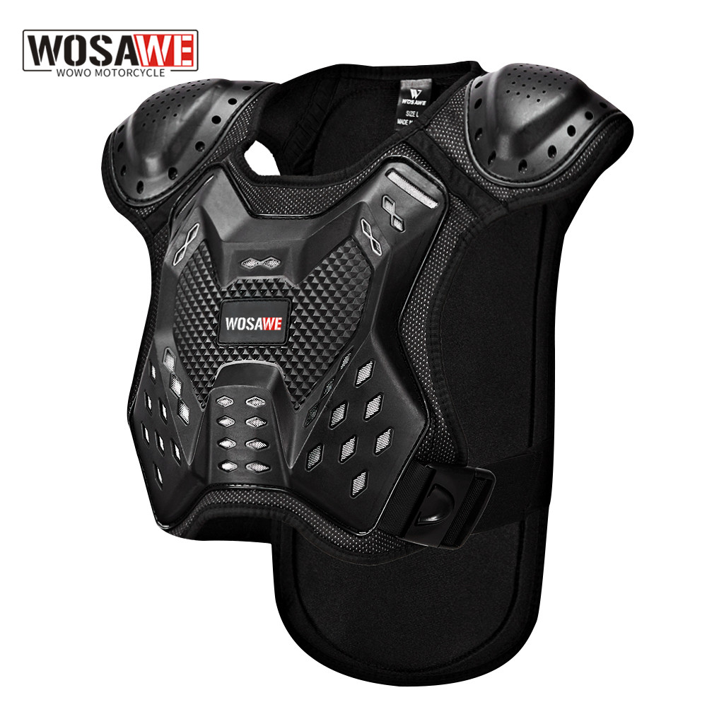 Motorcycle Gear Kids - WOSAWE Kids Chest Vest Motocross Waistcoat