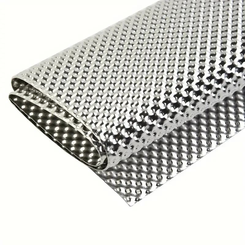 Exhaust Wrap Titanium - 2PC Car Exhaust Embossed Aluminum Heat
