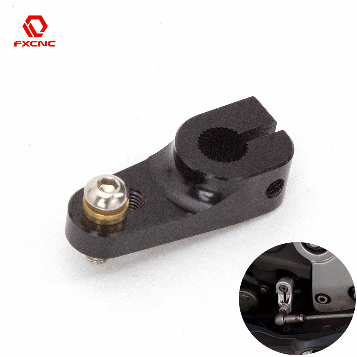 Motorcycle Gear Holder - 10mm Adjustable Aluminum Motorcycle Foot Rearset