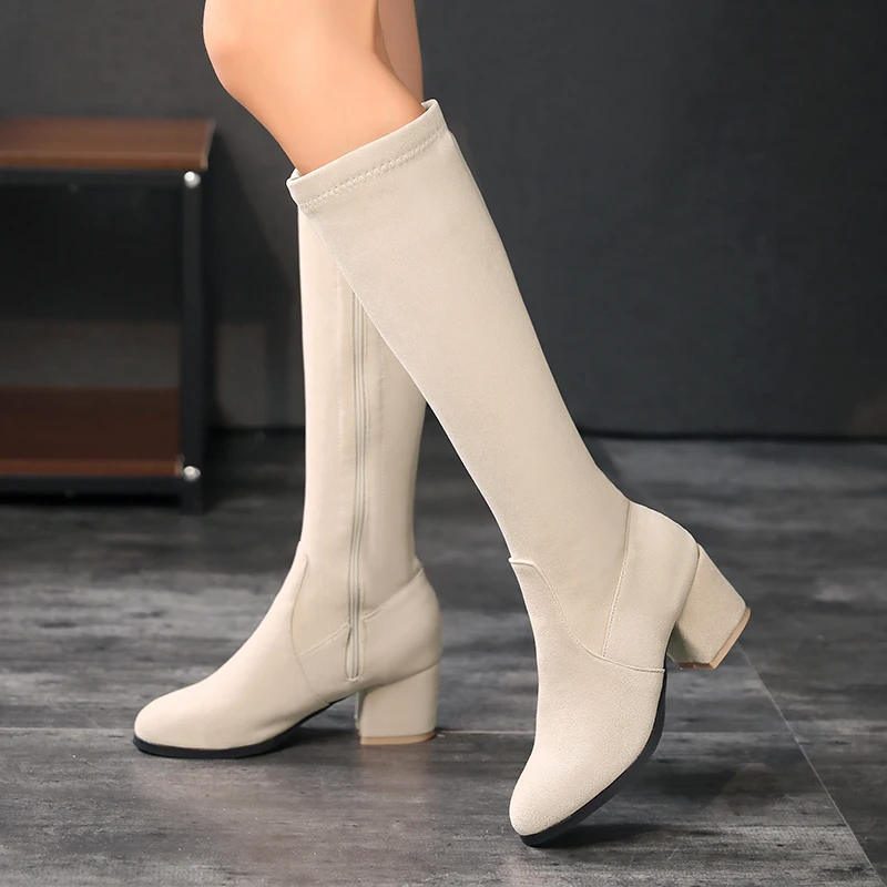 Winter Women Knee High Boots A - Riding Boot Short 评论和价格