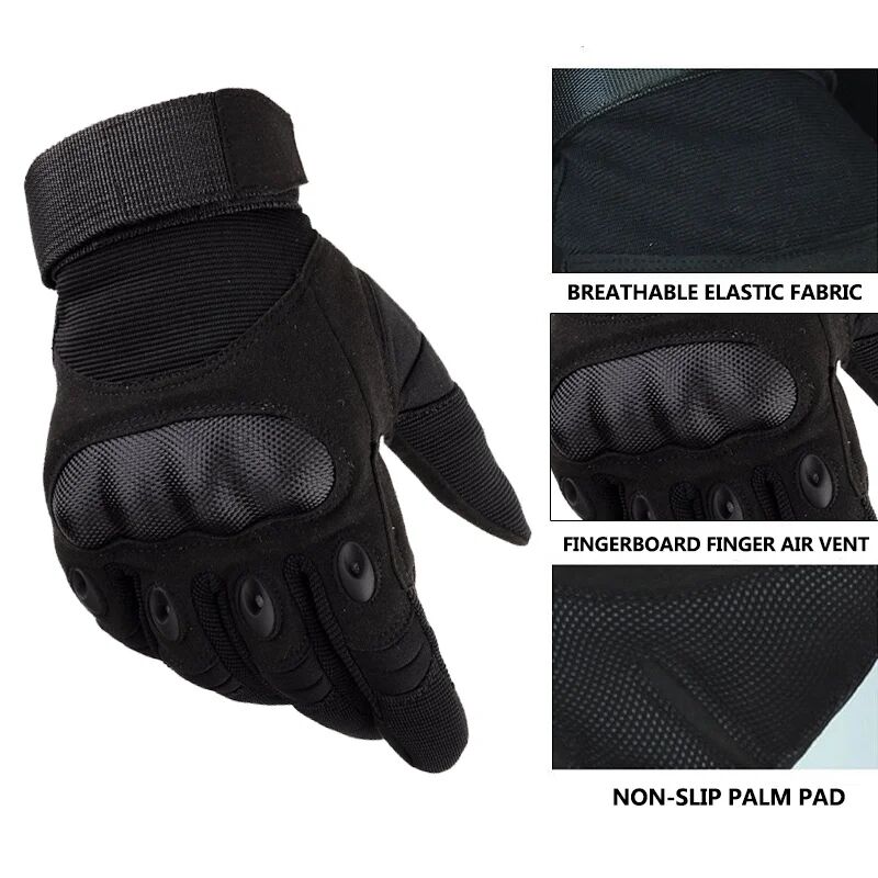 Anti-Skid Full Finger Tactical - Motorcycle Gear Gloves 评论和价格
