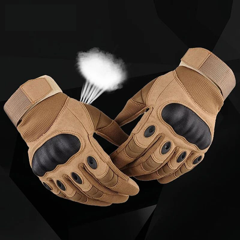 Anti-Skid Full Finger Tactical - Motorcycle Gear Gloves 评论和价格
