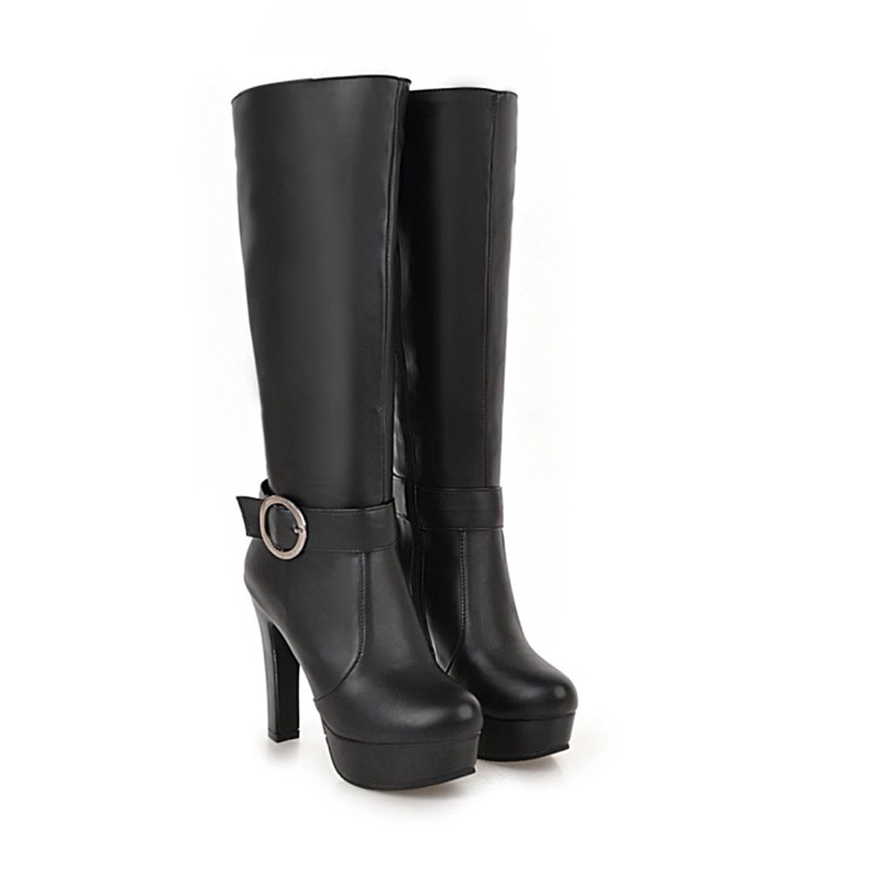 Knee High Boots Women Fashion  - Riding Boot Short 评论和价格