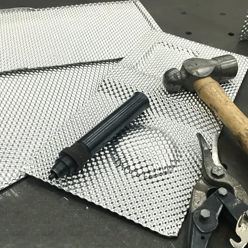 1PC Car Embossed Aluminum Heat - Exhaust Wrap Titanium 评论和价格