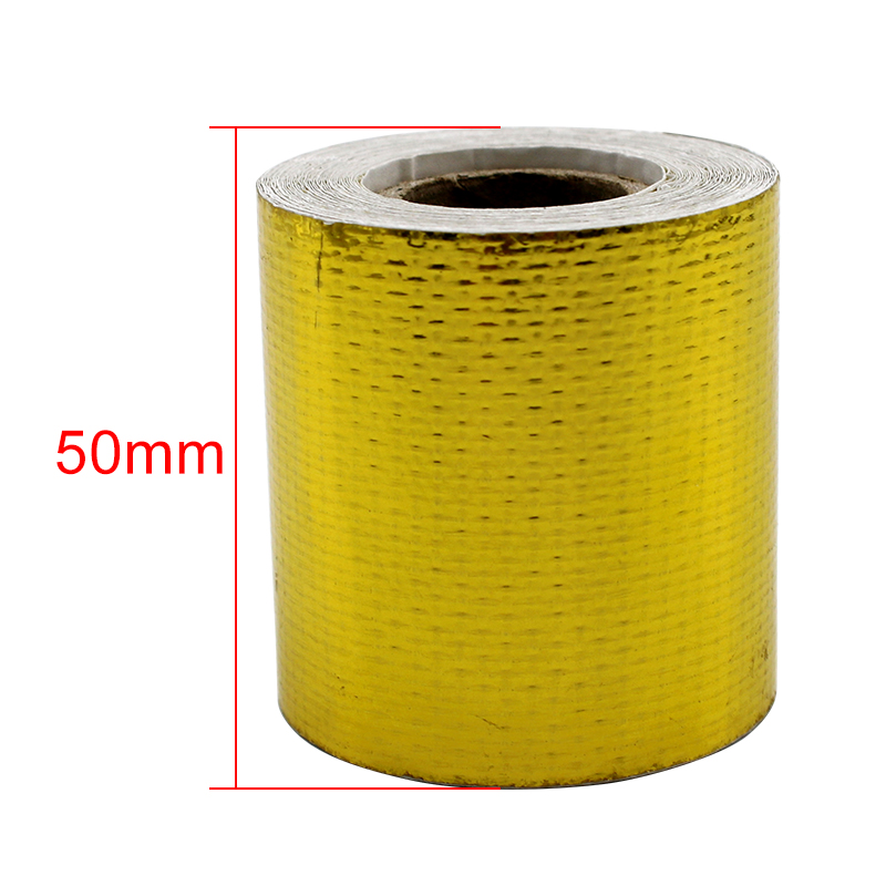 1m 5m 10m Gold Car Motorcycle  - Exhaust Wrap Titanium 评论和价格