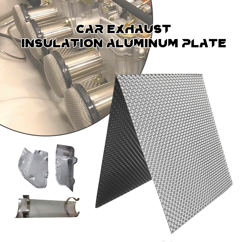 Fire-proof Heat Shield Aluminu - Exhaust Wrap Titanium 评论和价格