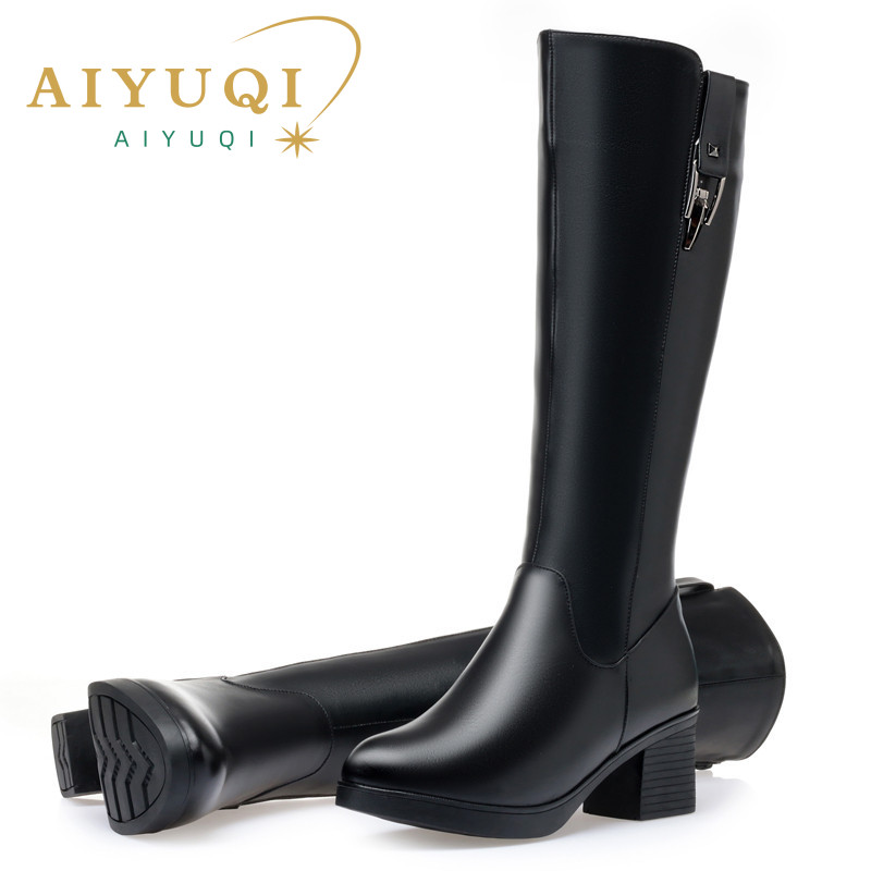 AIYUQI Winter Women Long Boots - Riding Boot Short 评论和价格