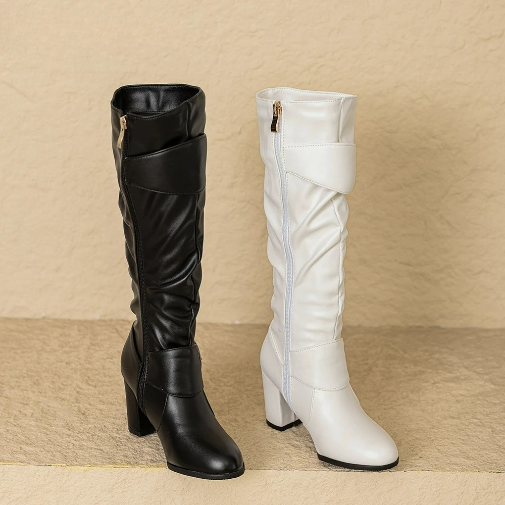 New Winter Sweet Black White W - Riding Boot Short 评论和价格
