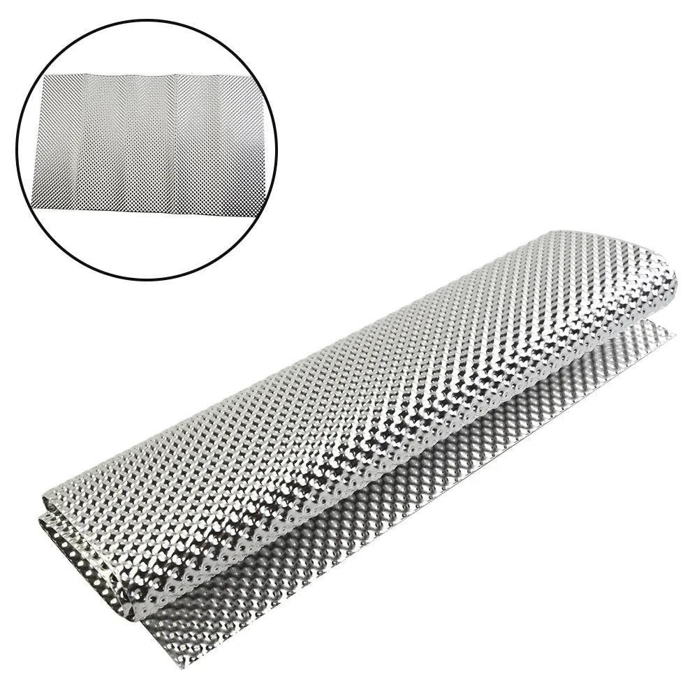 Embossed Aluminum Heat Shield  - Exhaust Wrap Titanium 评论和价格