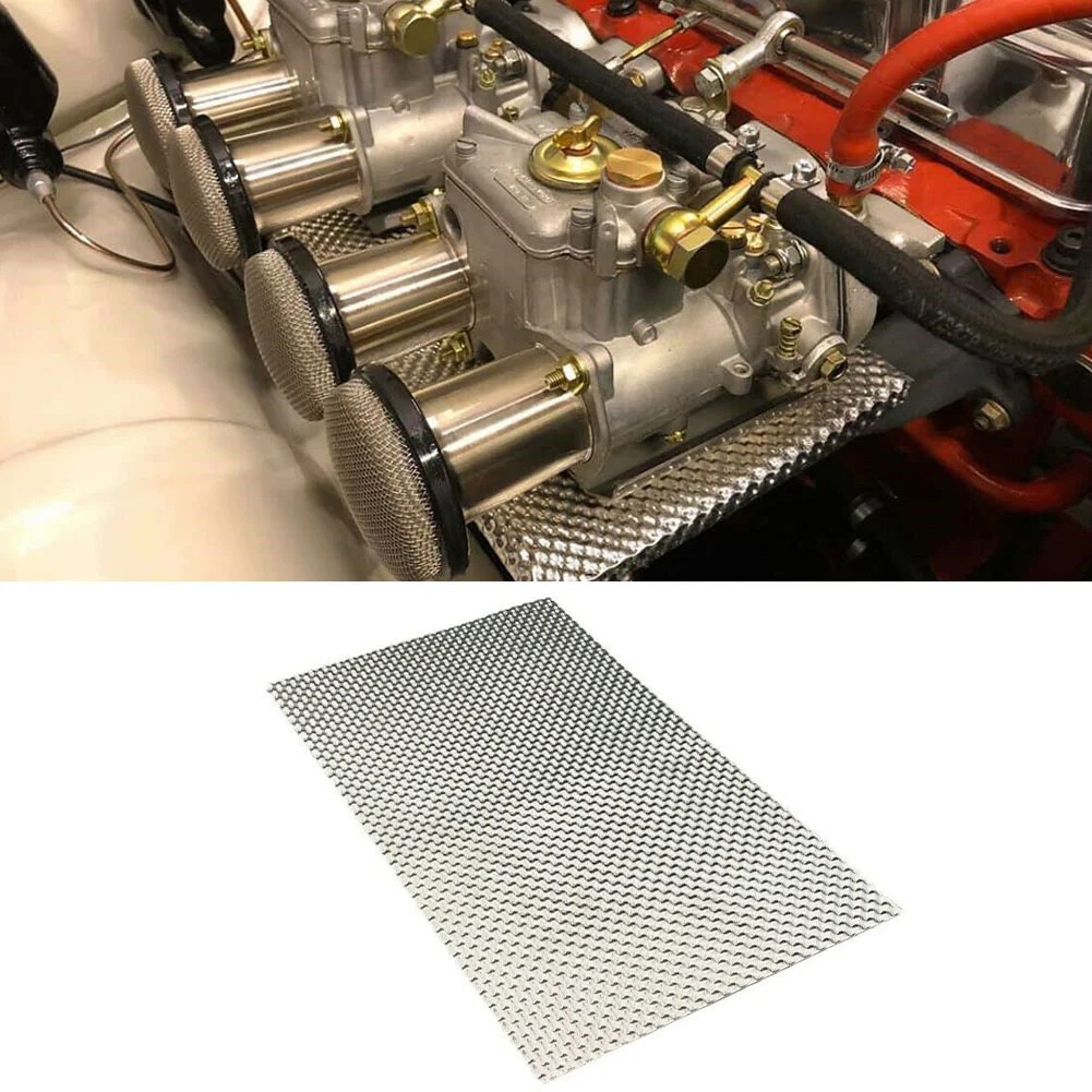 Embossed Aluminum Heat Shield  - Exhaust Wrap Titanium 评论和价格