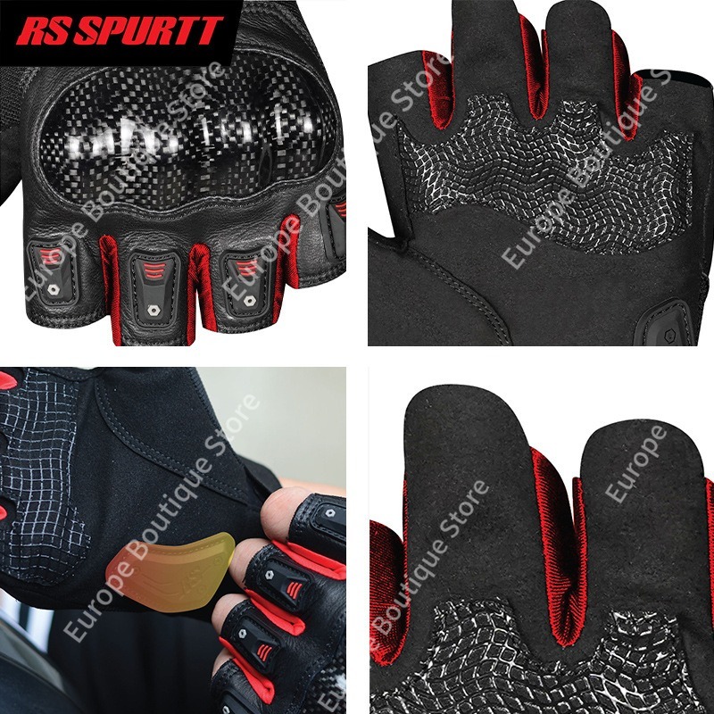 2026 Summer Half Finger Motorc - Motorcycle Gear Gloves 评论和价格
