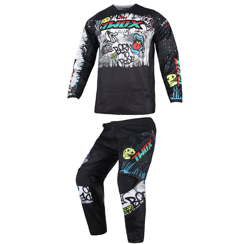 Motocross Jersey Pant Children - Motorcycle Gear Kids 评论和价格