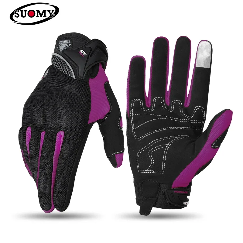 SUOMY Breathable Full Finger R - Motorcycle Gear Gloves 评论和价格
