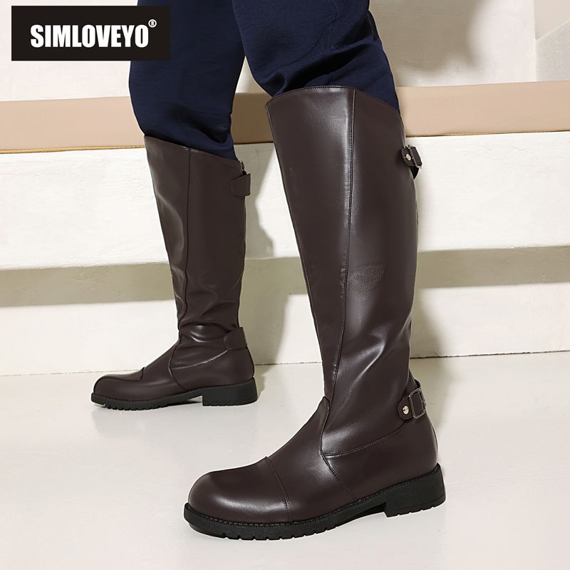 SIMLOVEYO 2025 Casual Men's Kn - Riding Boot Short 评论和价格