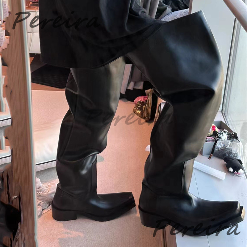 Thick Soled Over The Knee Boot - Riding Boot Short 评论和价格