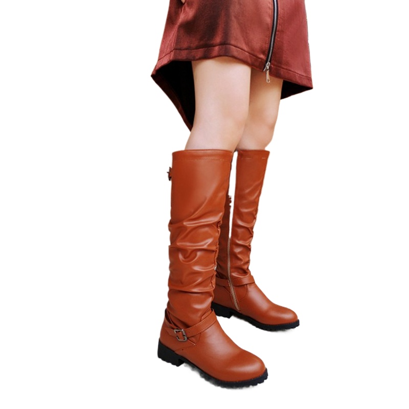 Knee High Boots Women Fashion  - Riding Boot Short 评论和价格