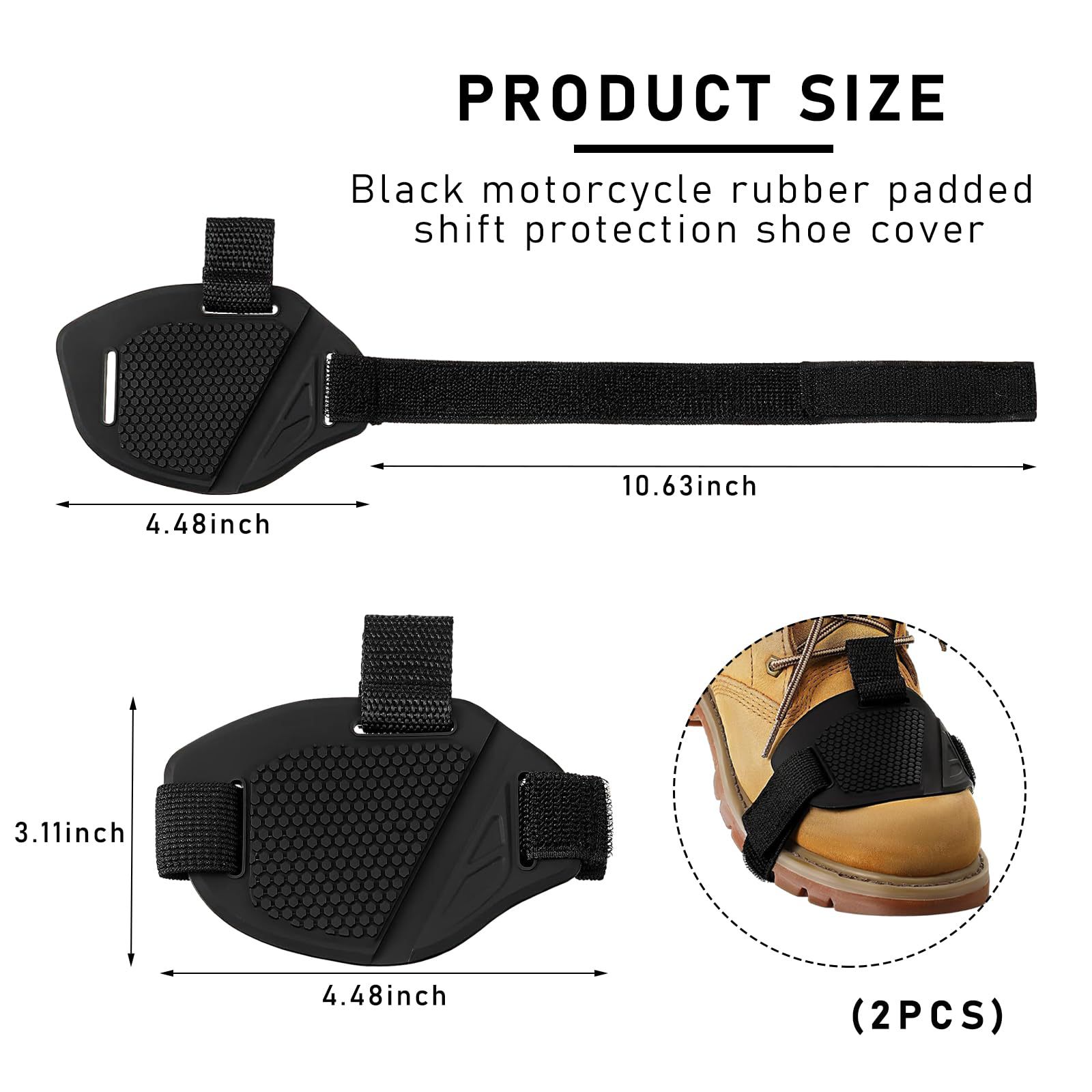 Honeycomb Anti-Slip Gear Shift - Motorcycle Gear Cover 评论和价格