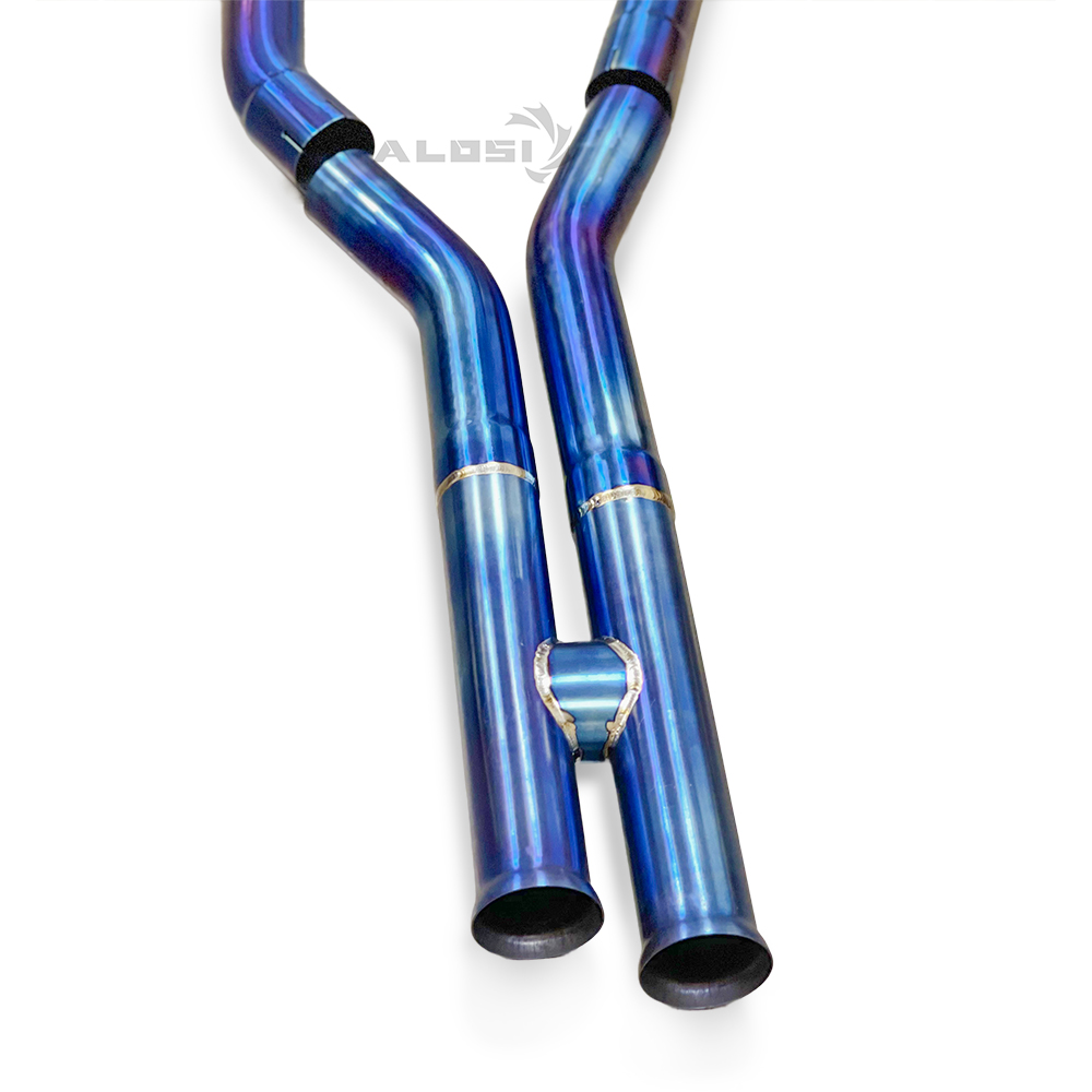 Titanium Valve Controlled Catb - Exhaust Wrap Titanium 评论和价格