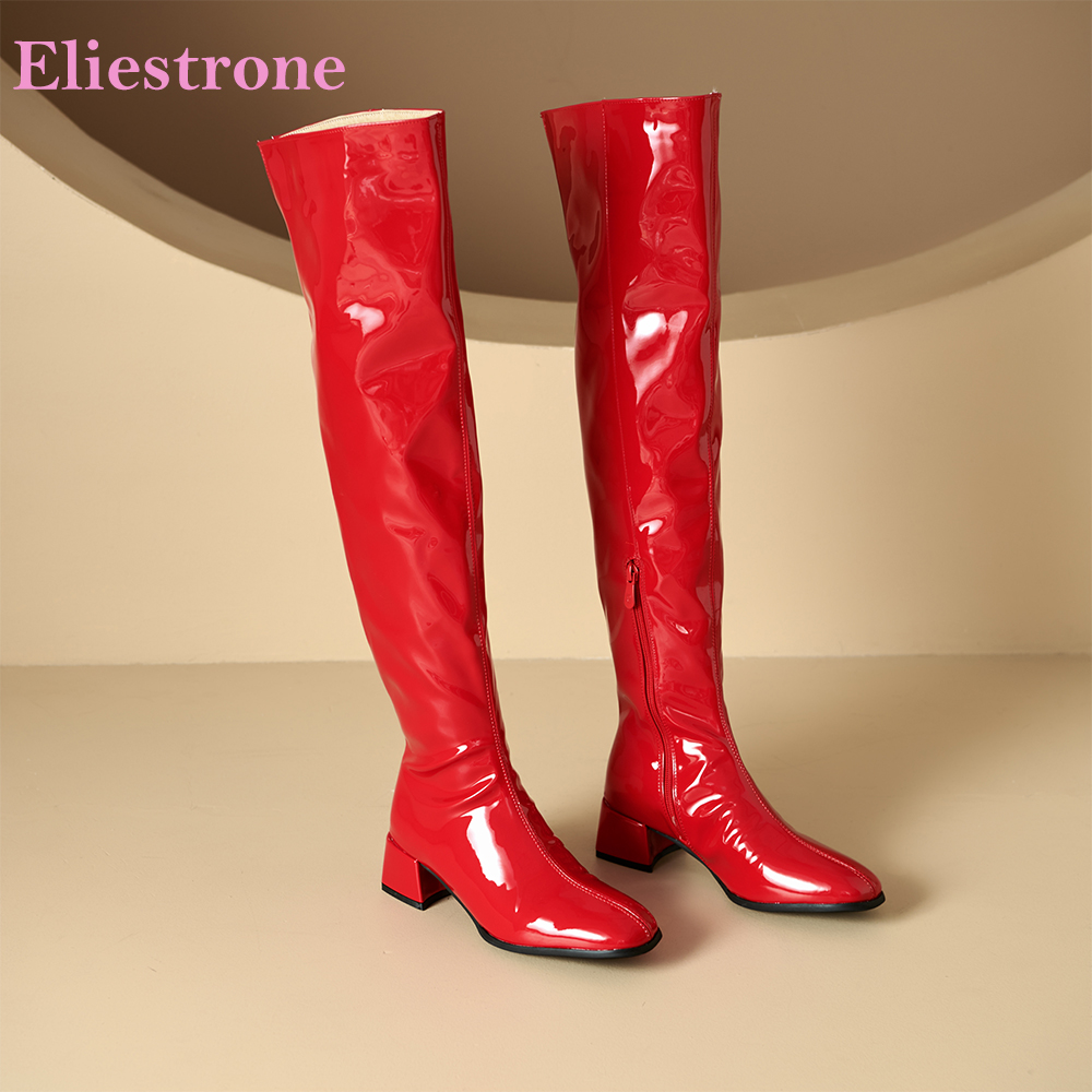  New Winter Glamour Red Gold W - Riding Boot Short 评论和价格